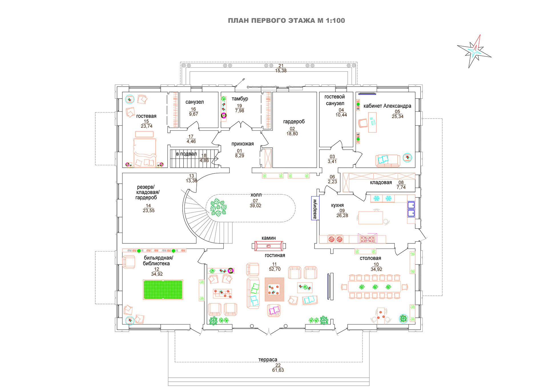 Изображение для проекта Особняк в Юрмале в классическом стиле 5246