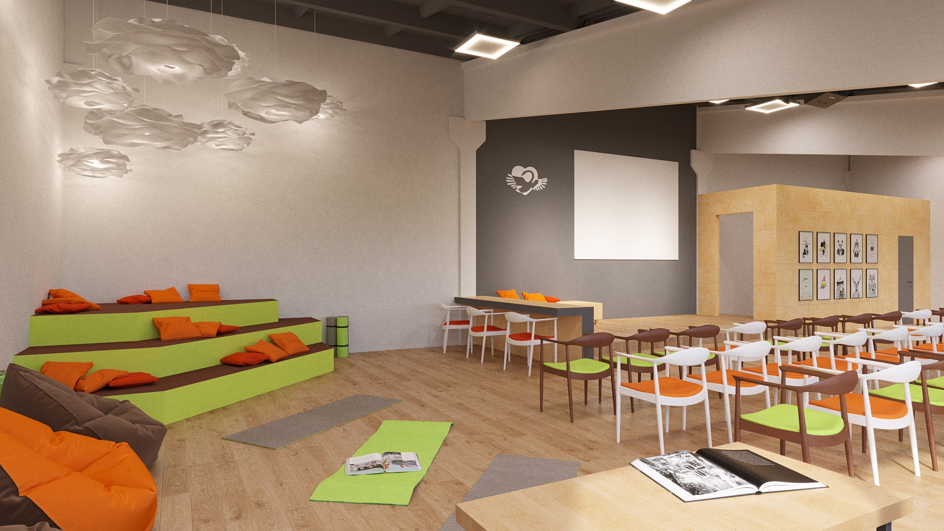 Изображение для проекта Учебный зал центра гуманной педагогики в Грузии 2023