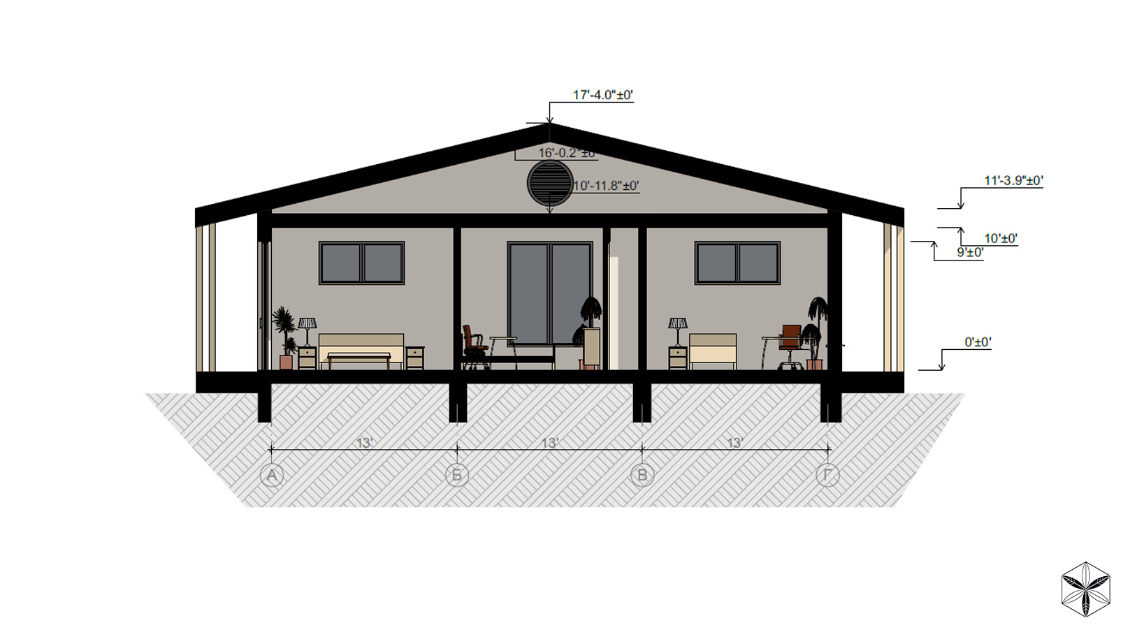 Изображение для проекта Каркасный дом с конопляным утеплителем во Флориде 2875