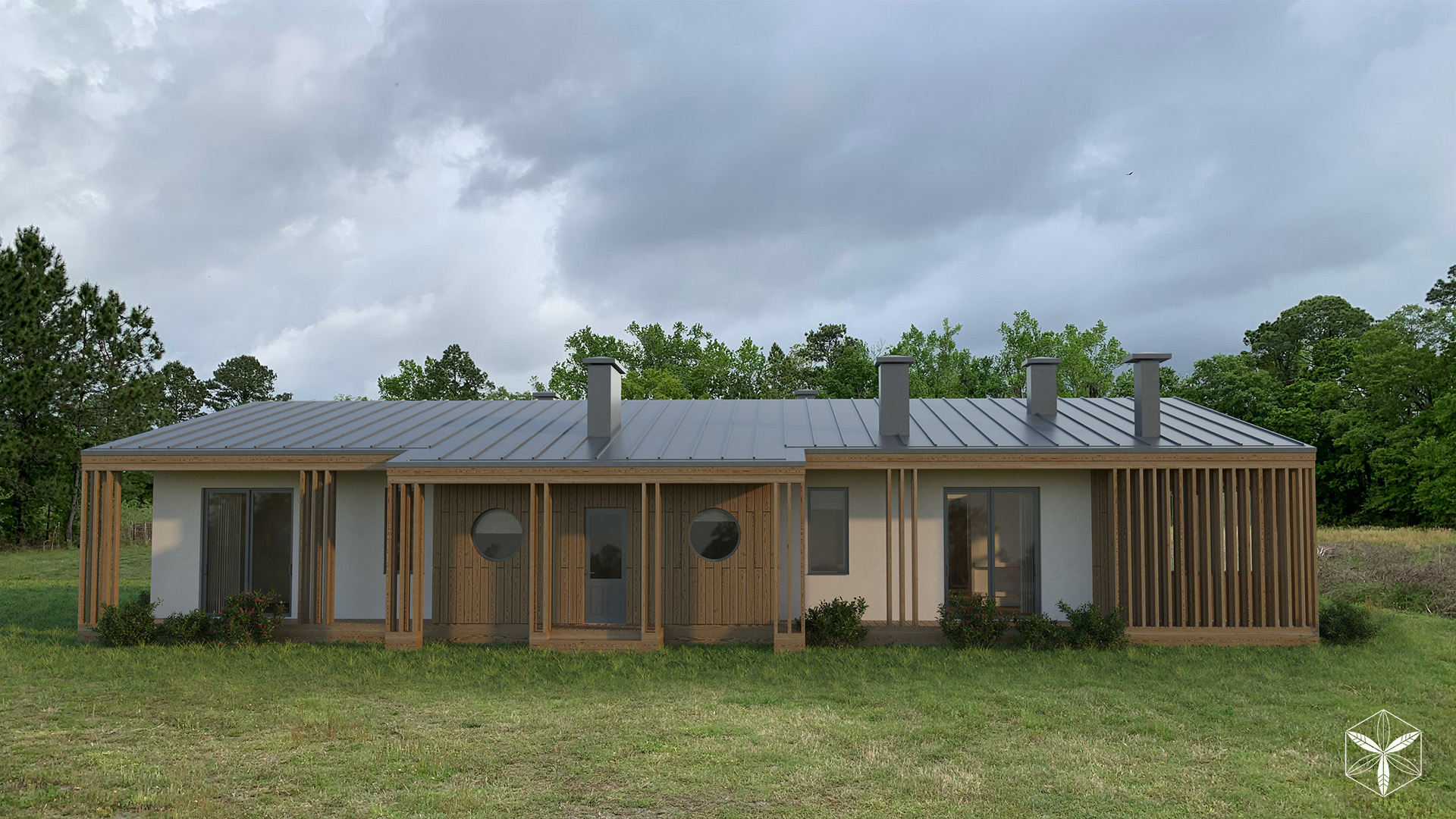 Изображение для проекта Каркасный дом с конопляным утеплителем во Флориде 2869