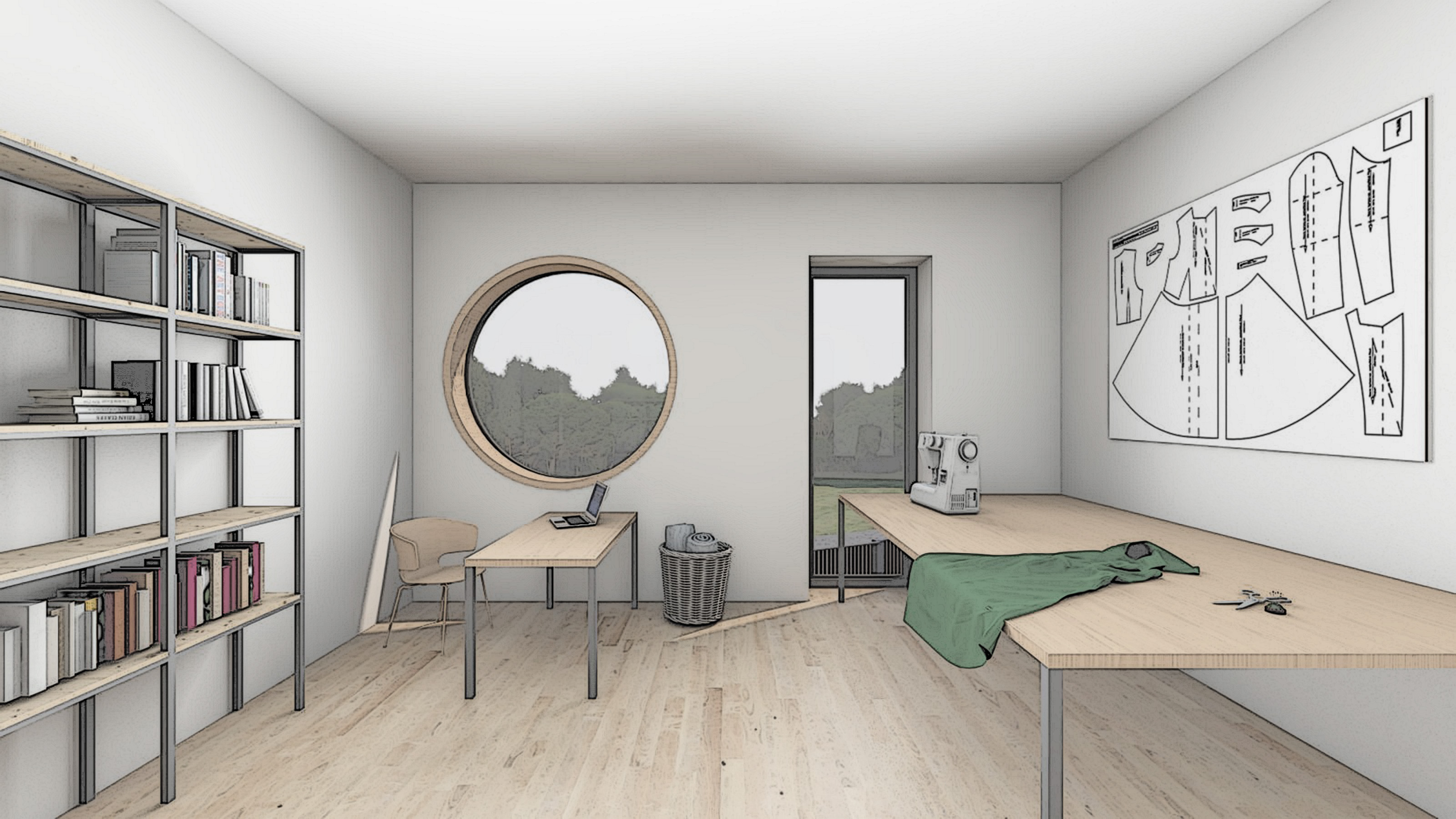 Изображение для проекта Проект особняка в Латвии в стиле модерн 2906